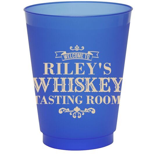 Whiskey Tasting Room Colored Shatterproof Cups